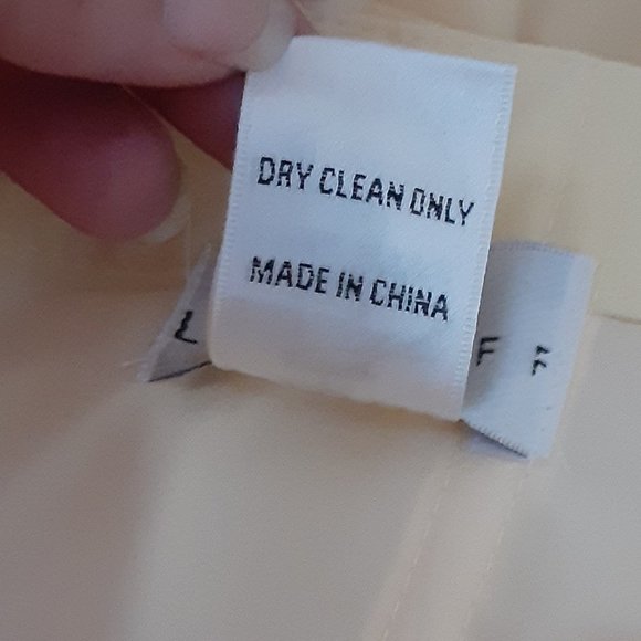 Bill Levkoff  Butter or Canary Yellow Chiffon One Shoulder Faux Wrap Sho… - Picture 15 of 16